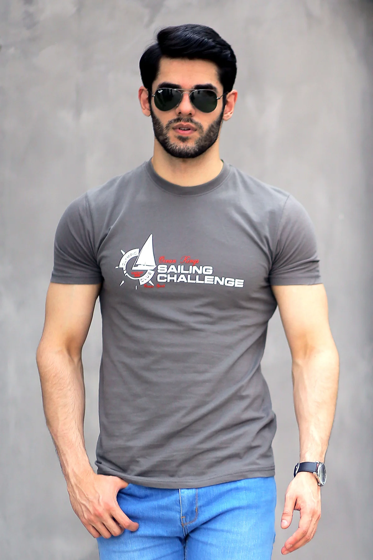 Mens "SELDA" Graphic Casual T Shirt