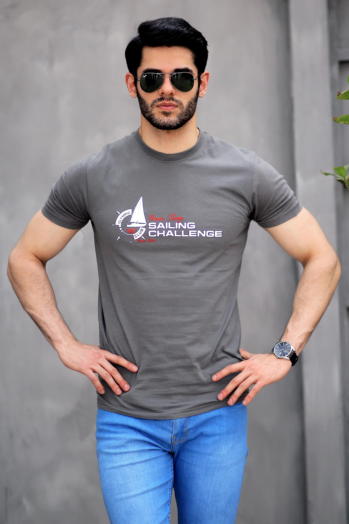 Mens "SELDA" Graphic Casual T Shirt - Image 2