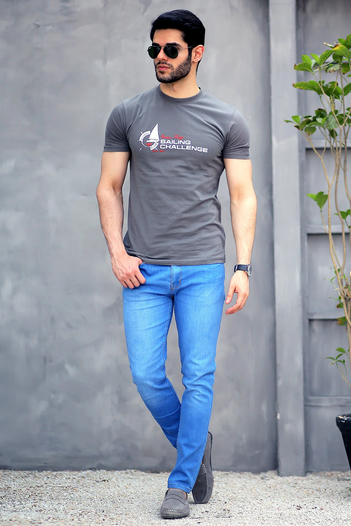 Mens "SELDA" Graphic Casual T Shirt - Image 4