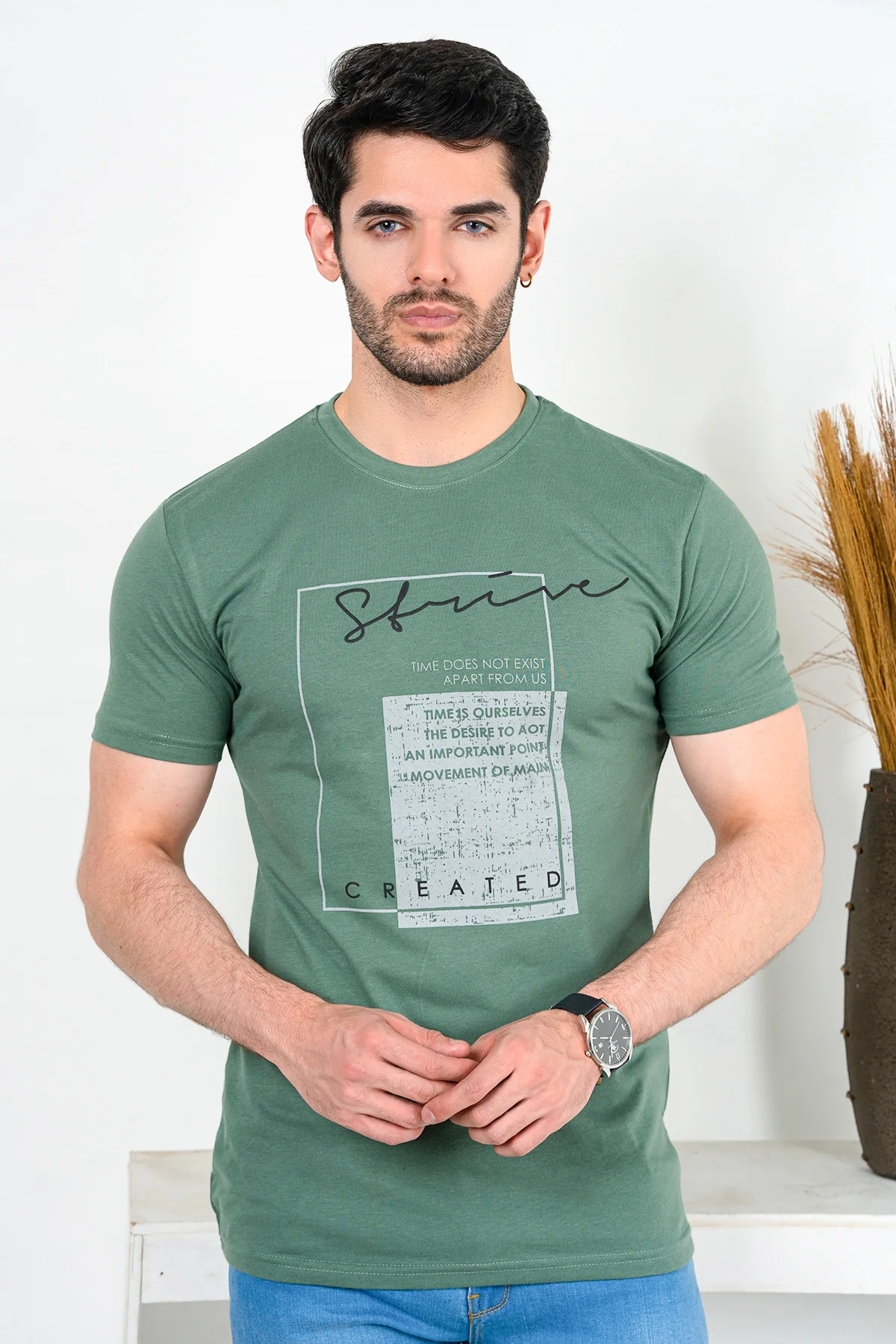 Mens "ZEHRA" Migxy Graphic Casual T Shirt