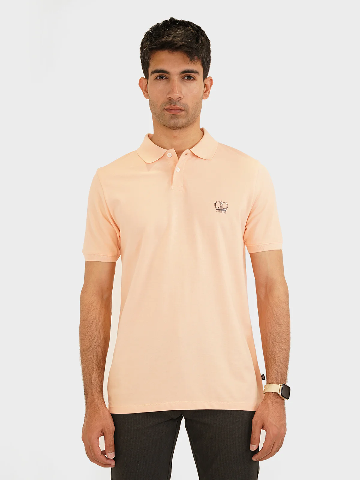 "MELKER" Summer Slim Fit Polo Shirt - Image 3