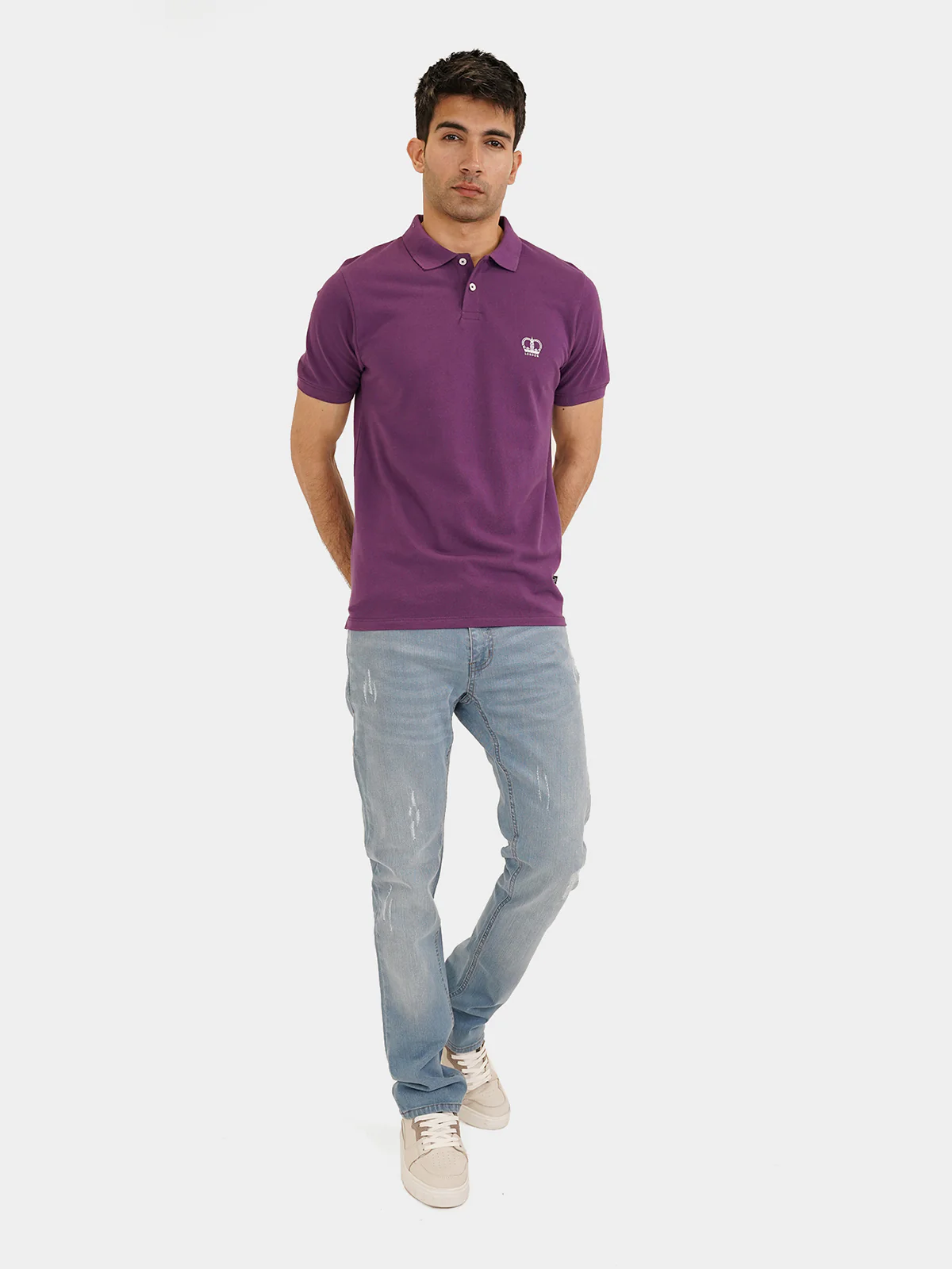 "MELKER" Summer Slim Fit Polo Shirt