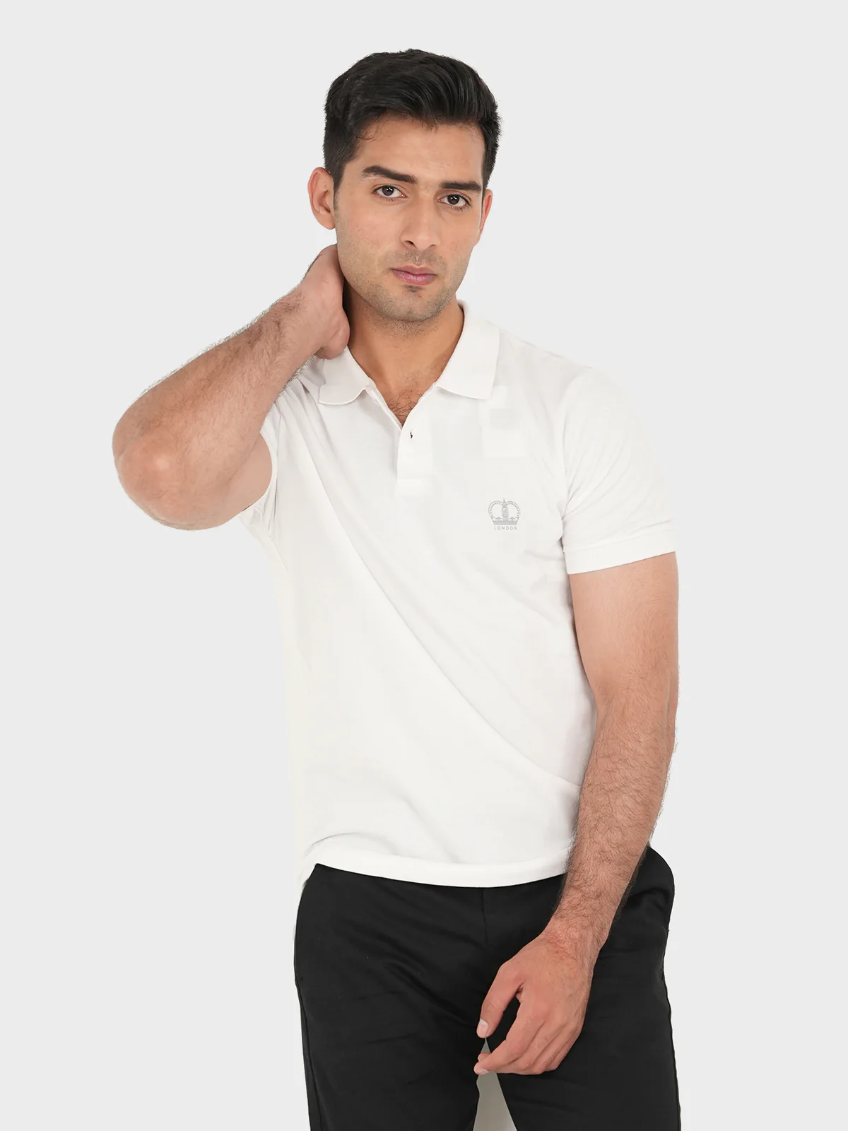 "MELKER" Summer Regular Fit Polo Shirt - Image 3