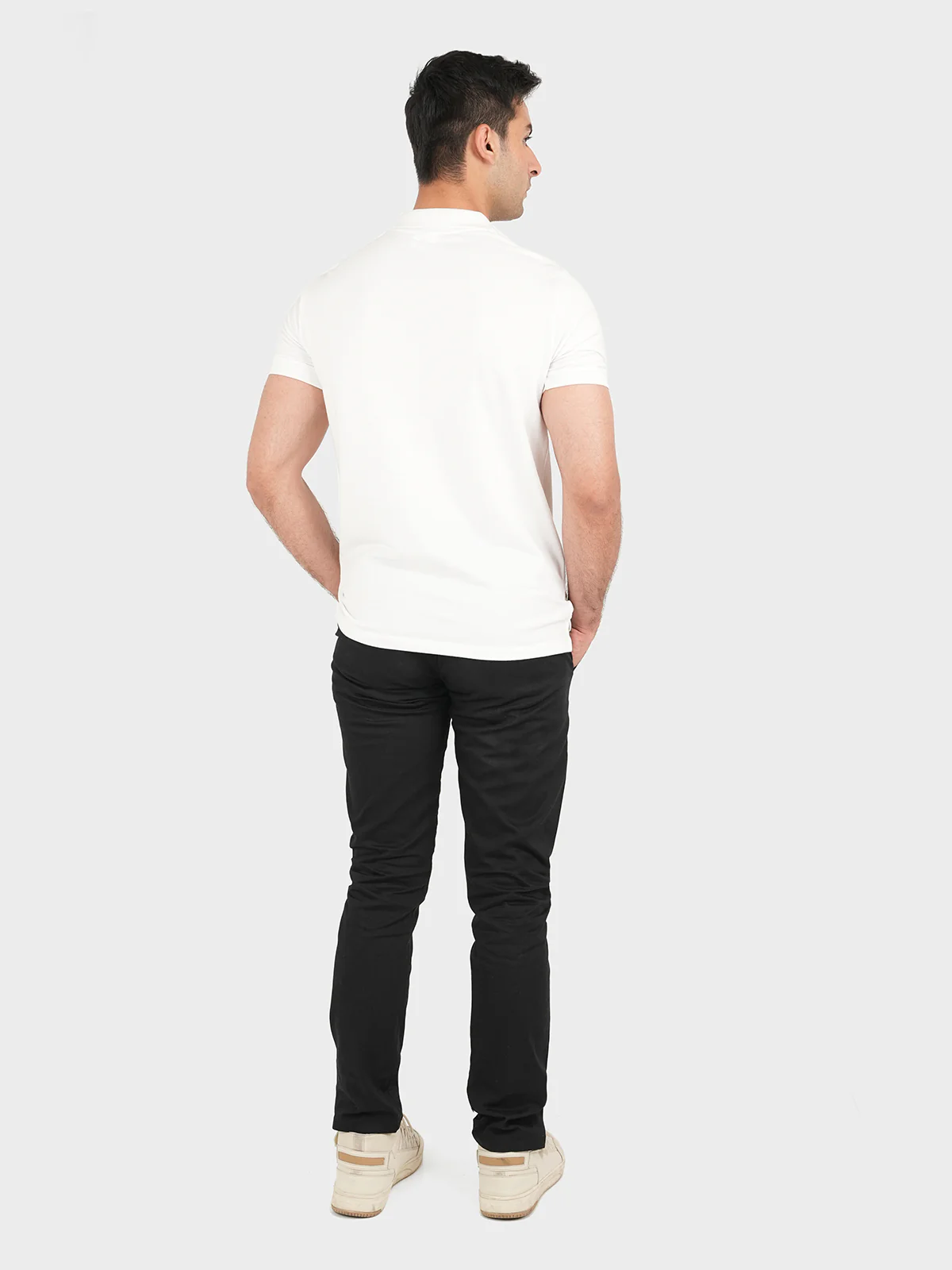 "MELKER" Summer Regular Fit Polo Shirt - Image 4