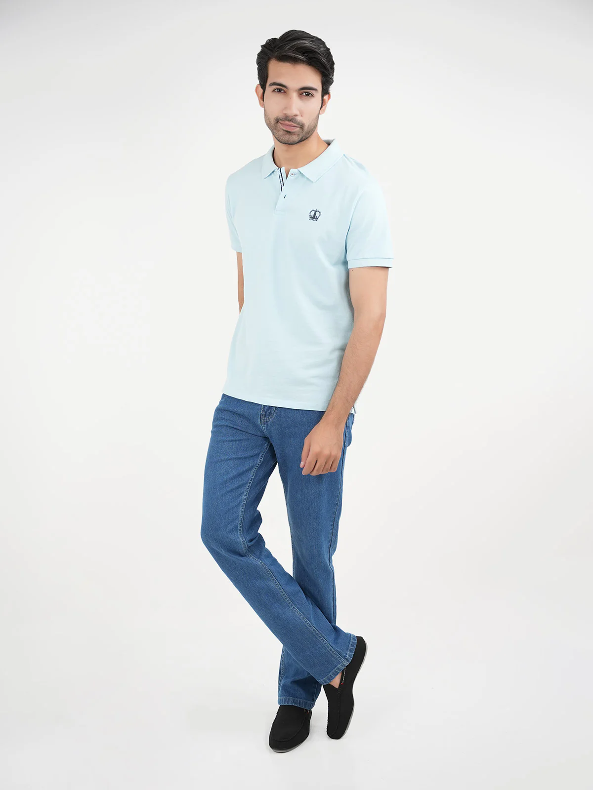 "MELKER" Summer Slim Fit Polo Shirt - Image 2