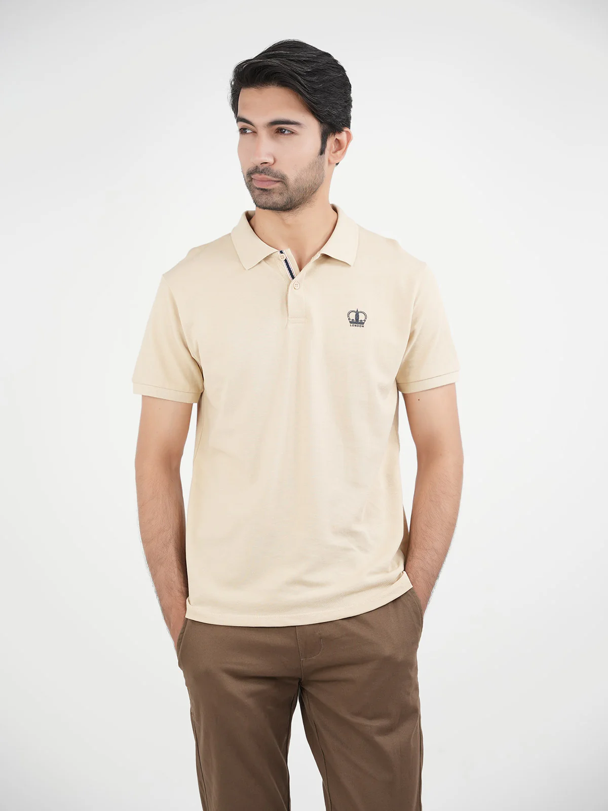 "MELKER" Summer Slim Fit Polo Shirt - Image 3