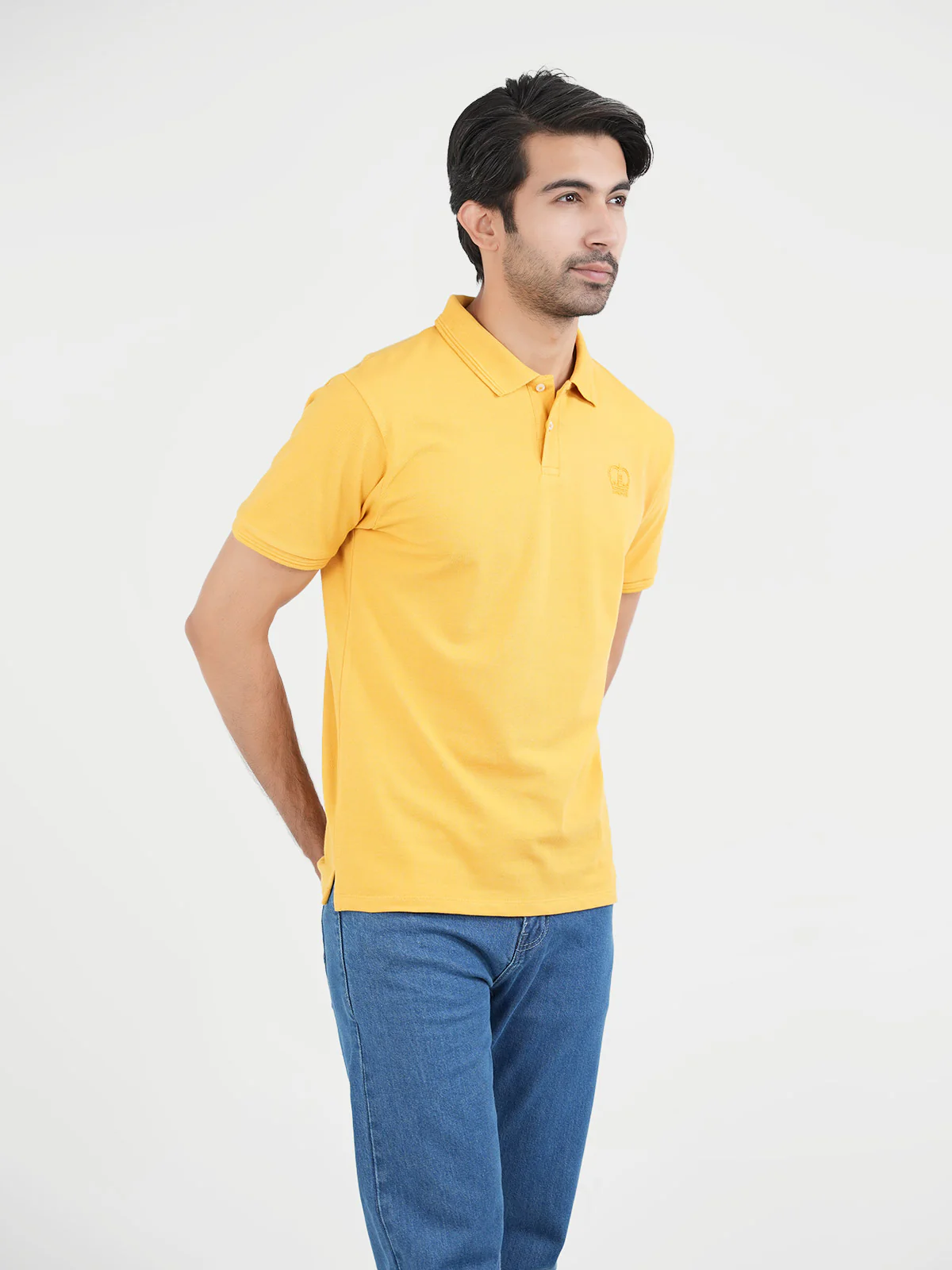 "MELKER" Summer Slim Fit Polo Shirt - Image 3