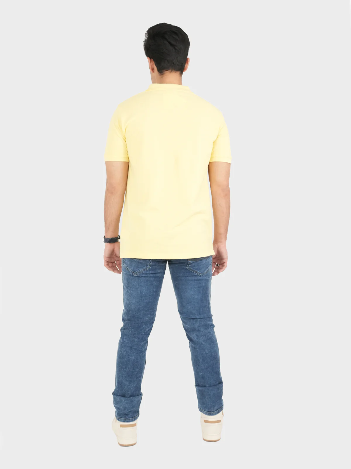 "MELKER" Summer Slim Fit Polo Shirt - Image 4