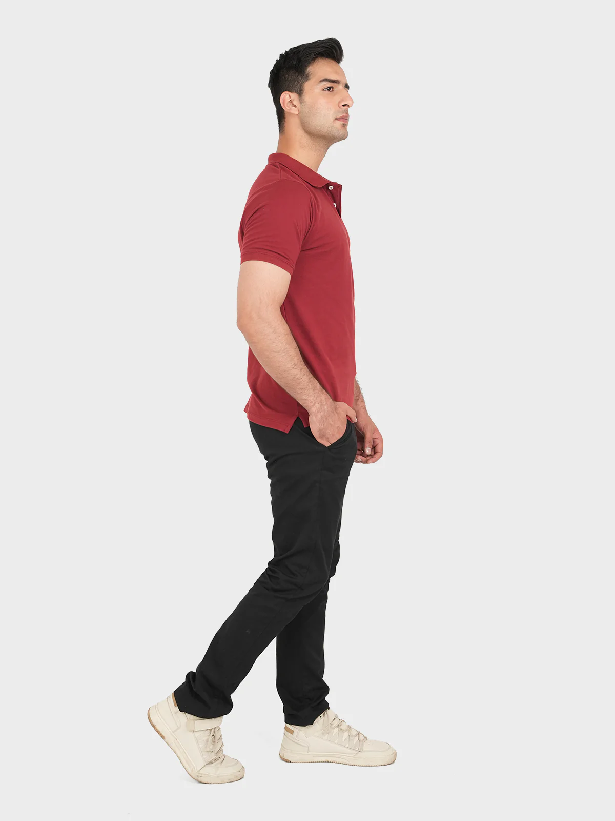 "MELKER" Summer Slim Fit Polo Shirt - Image 2