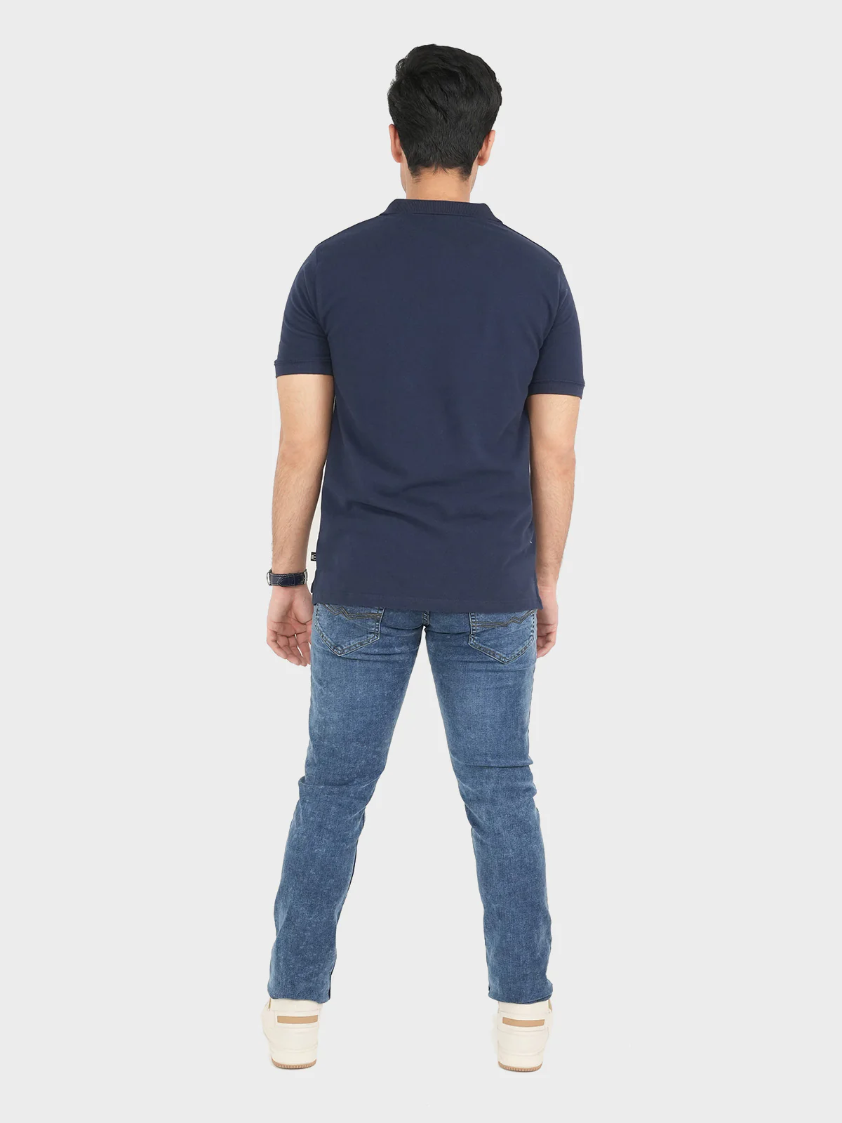 "MELKER" Summer Slim Fit Polo Shirt - Image 4