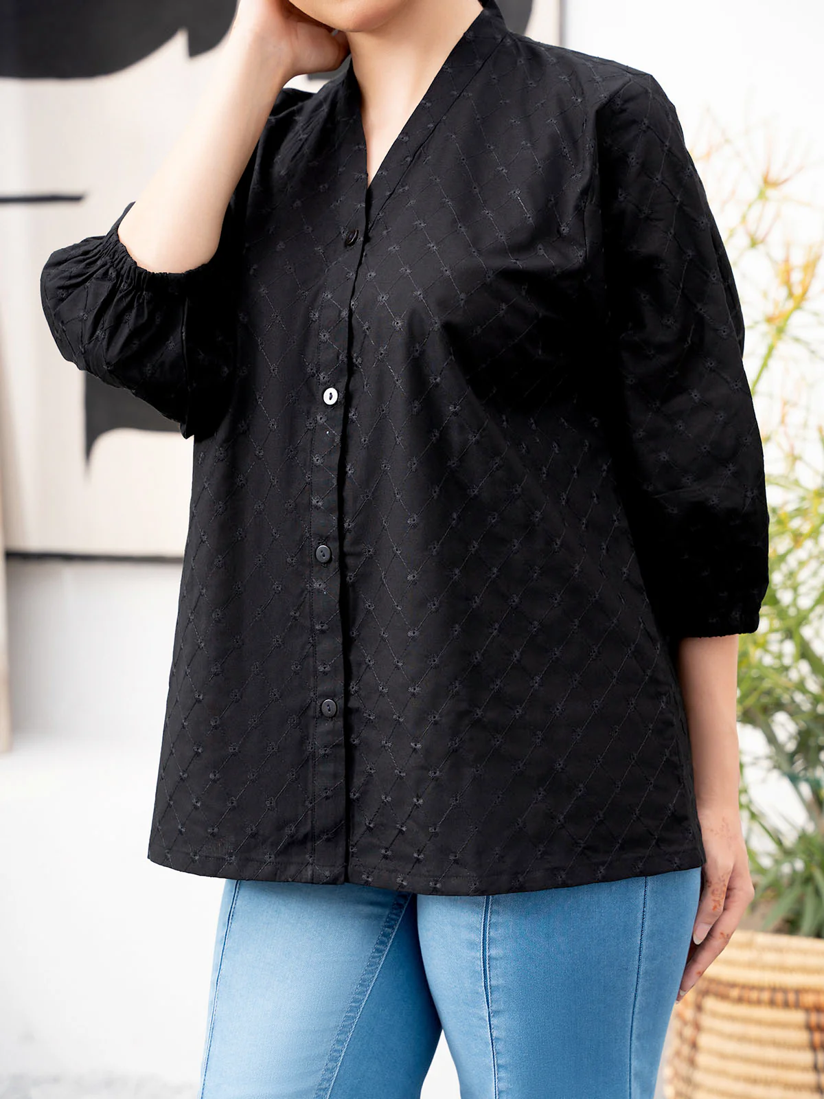 "MELVIN" Basic Regular Fit Cotton Top