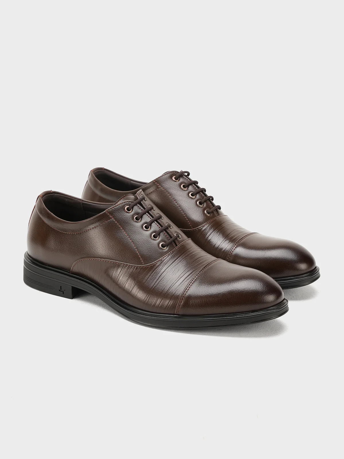 Men "AARNA" Elegant Leather Formal Shoes - Image 4