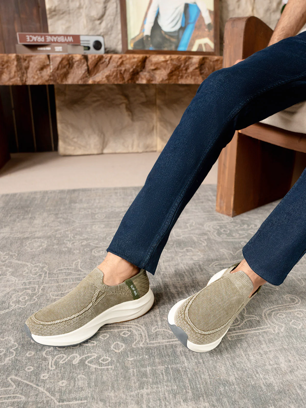Men "AAVIER" Durable Slip On Trainers - Image 3