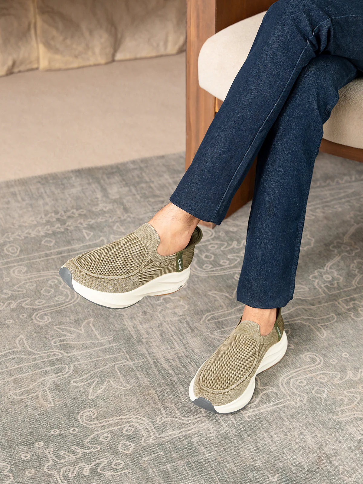 Men "AAVIER" Durable Slip On Trainers - Image 6