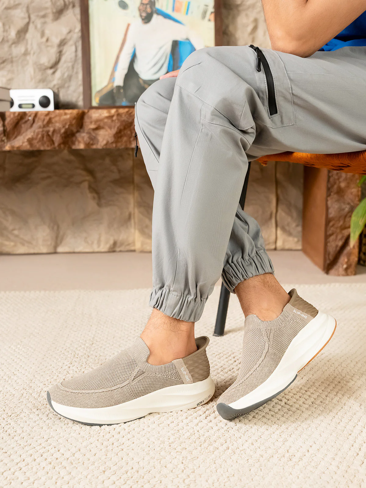Men "AAVIER" Durable Slip On Trainers