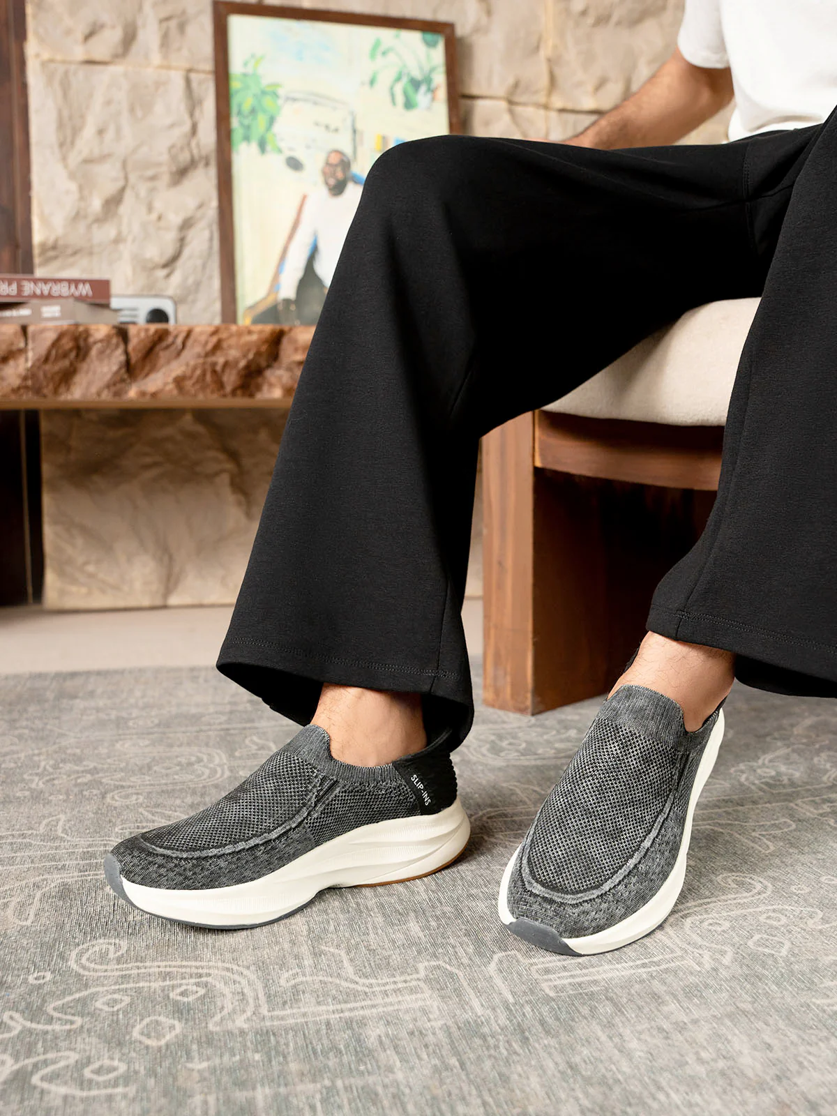 Men "AAVIER" Durable Slip On Trainers - Image 6