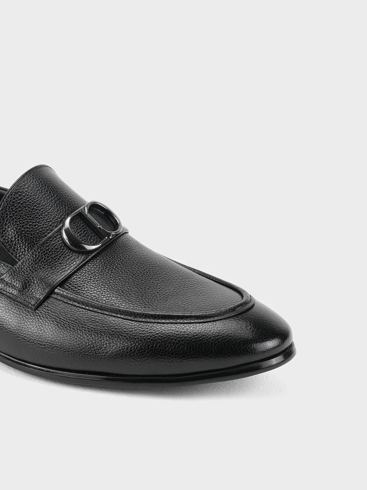 Men "ACIANO" Slip On Leather Formal Shoes - Image 3