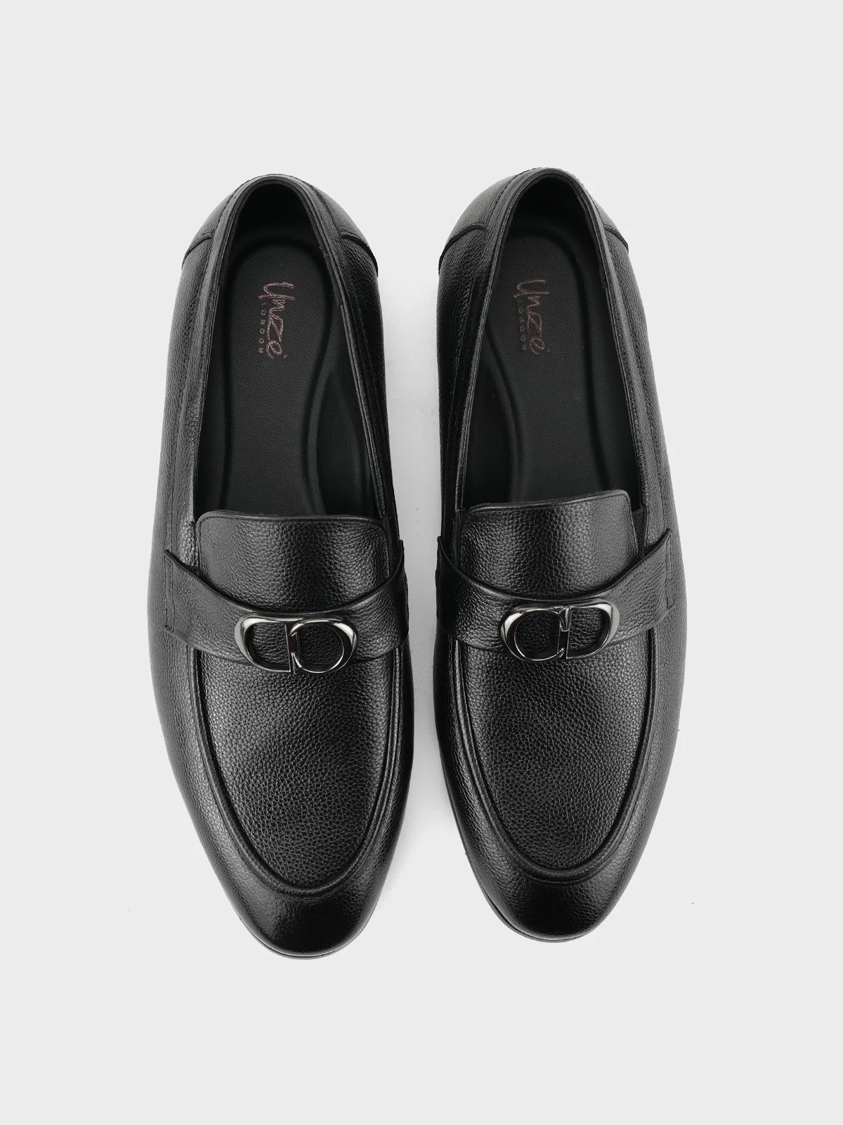 Men "ACIANO" Slip On Leather Formal Shoes - Image 5