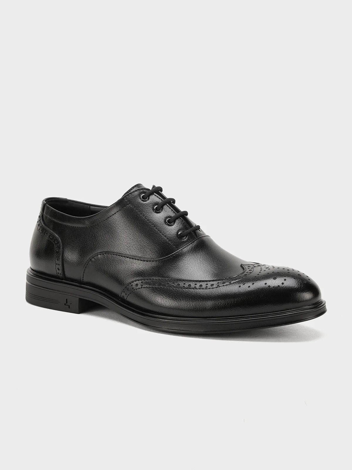 Men "ADARSH" Leather Lace-Up Formal Shoes - Image 2