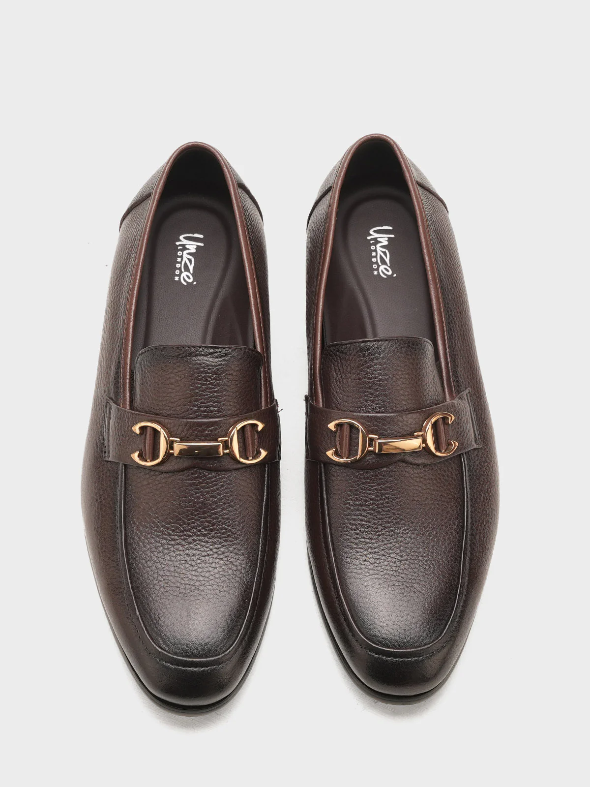 Men "ADIRA" Modern Design Leather Formals - Image 9