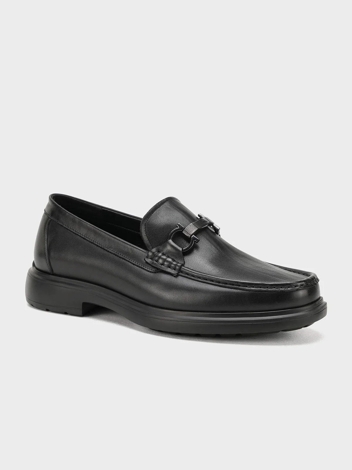 Men "AIGUO" Slip On Leather Loafer Shoes - Image 2