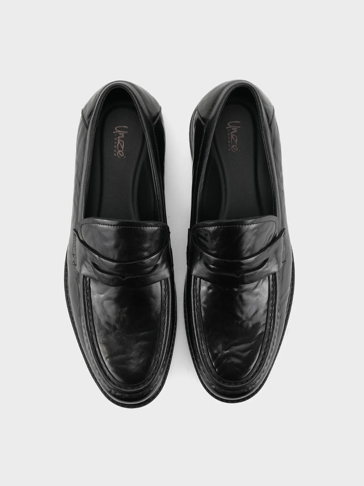 Men "ALCADO" Casual Slip On Leather Formals - Image 6