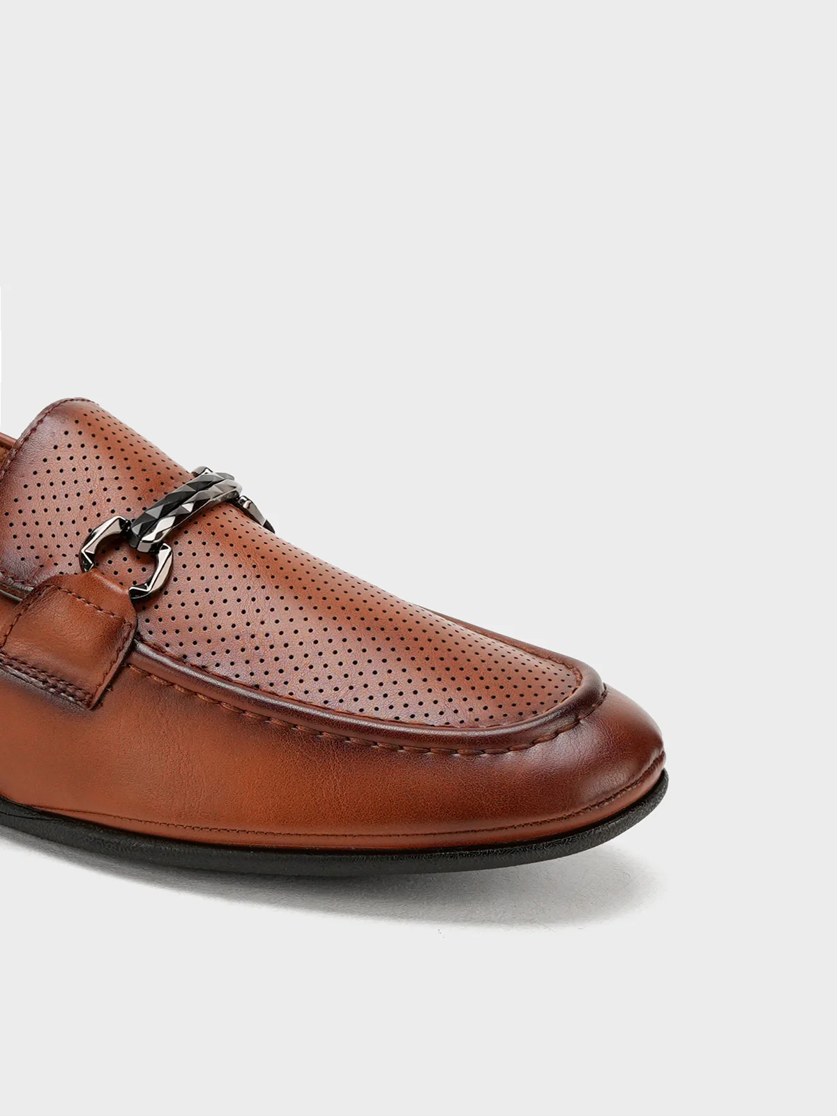Men "ALDIVA" Smart Texture Design Loafers - Image 7