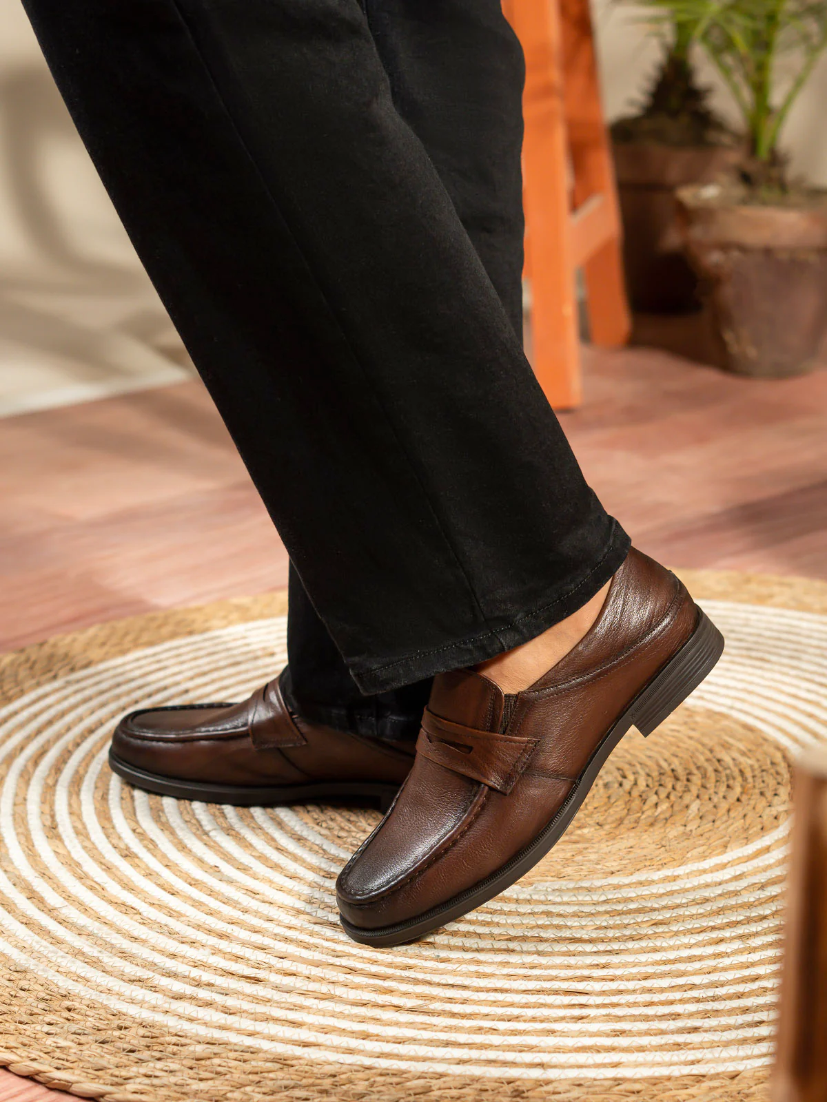 Men "ALENA" Durable Leather Formal Shoes - Image 10