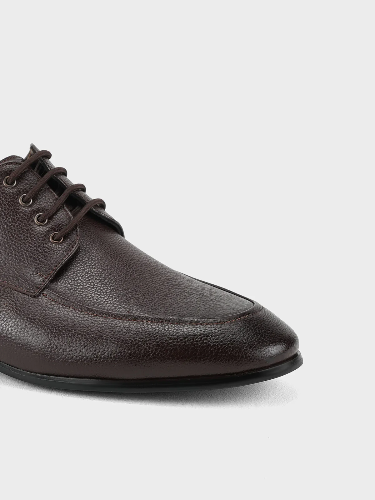 Men "ALONZA" Stylish Leather Formal Shoes - Image 4