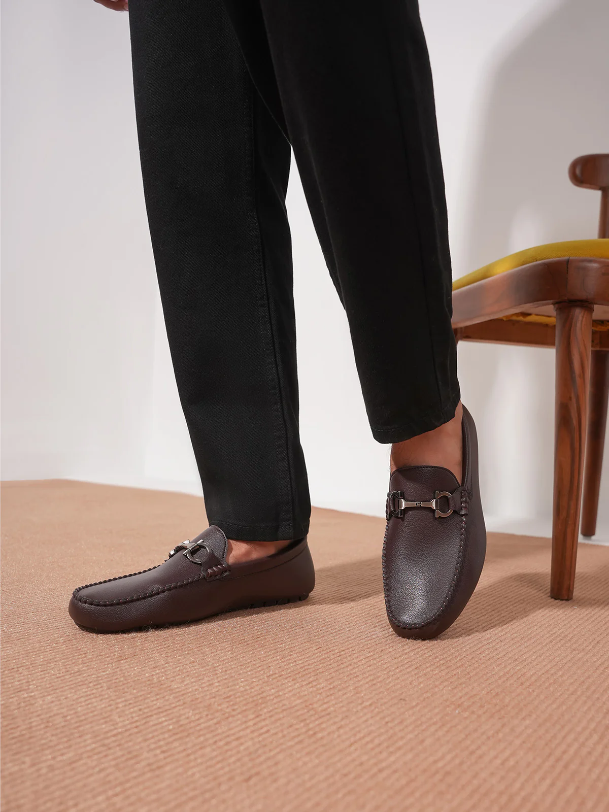Men "ANGELA" Comfortable Soft Moccasins - Image 6