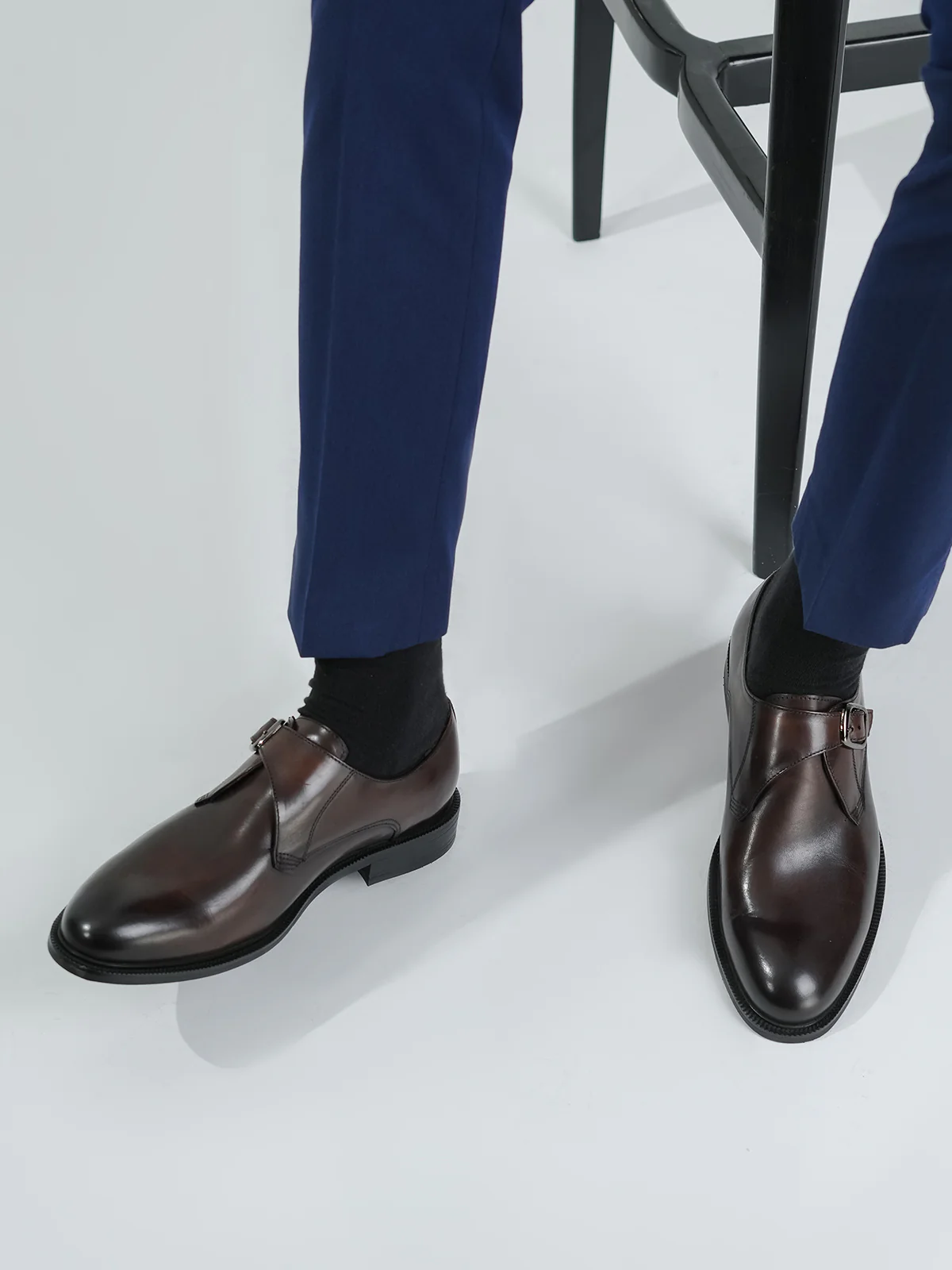 Men "ANOUSH" Comfortable Leather Formal Shoes - Image 3