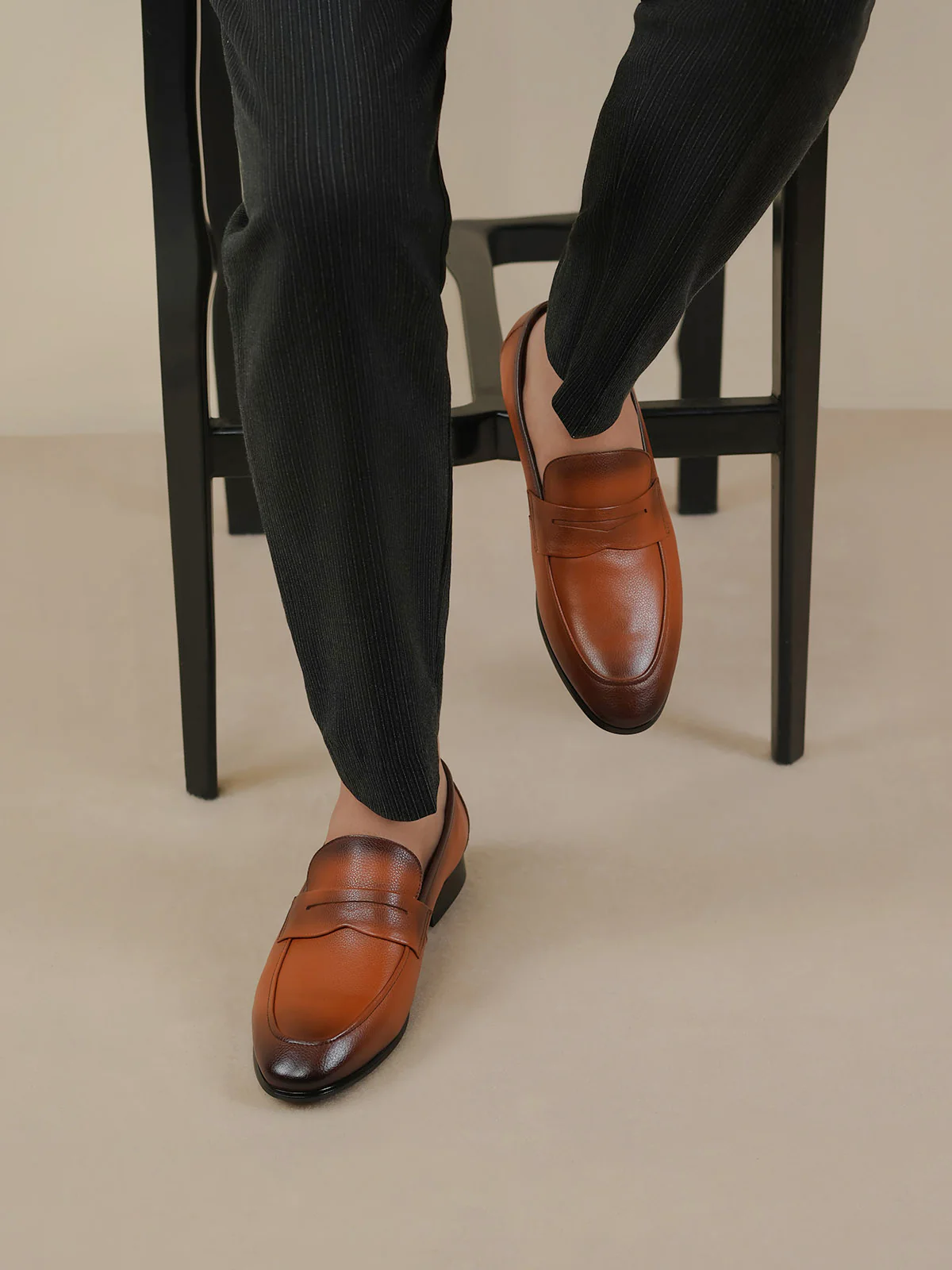 Men "ARKADY" Casual Leather Formal Shoes - Image 3