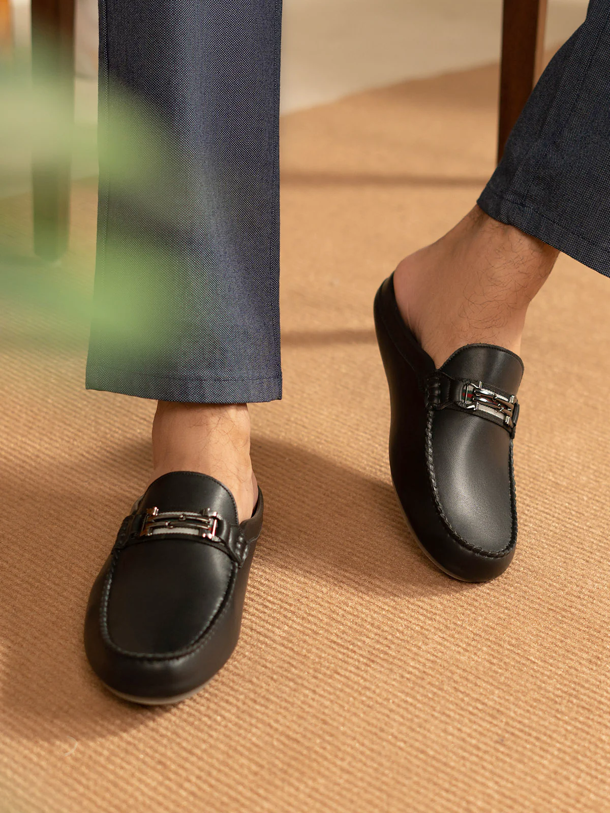 Men "ARLETT" Durable Rubber Sole Moccasins