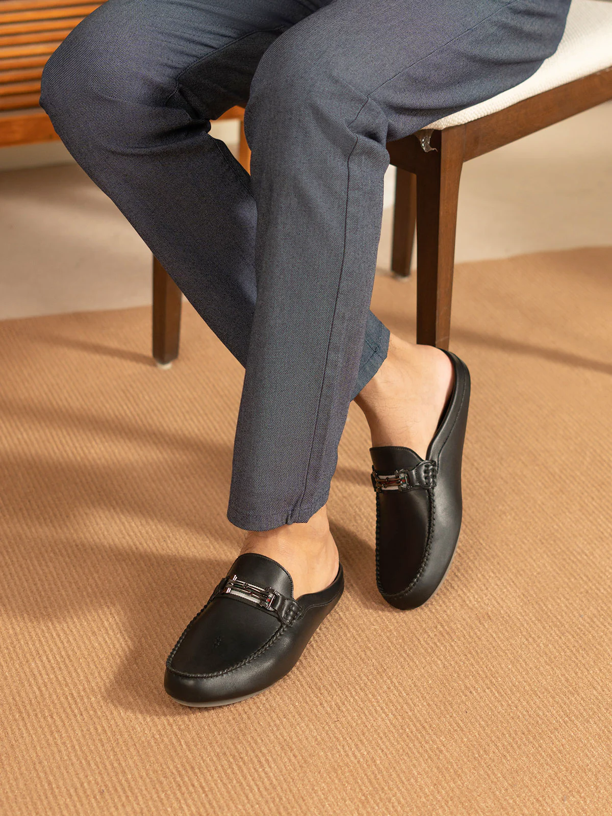 Men "ARLETT" Durable Rubber Sole Moccasins - Image 6