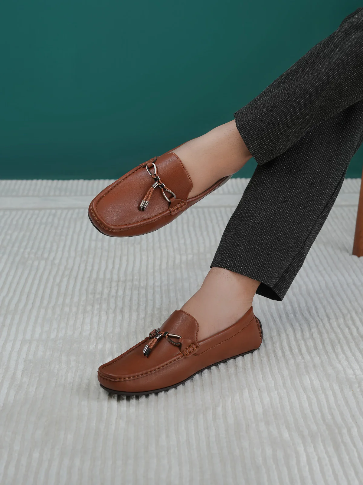 Men "ARTHEK" Simple Slip On Moccasins - Image 6