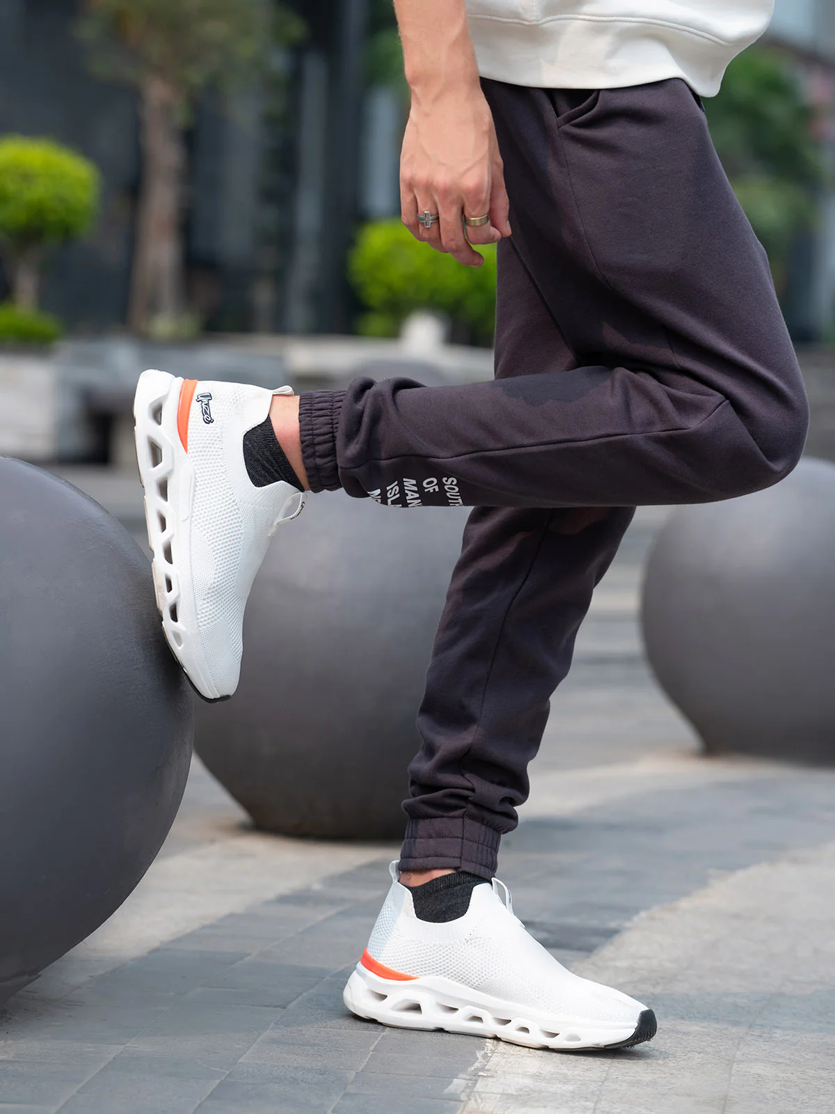 Men "ASHWY" Casual Slip On Trainers