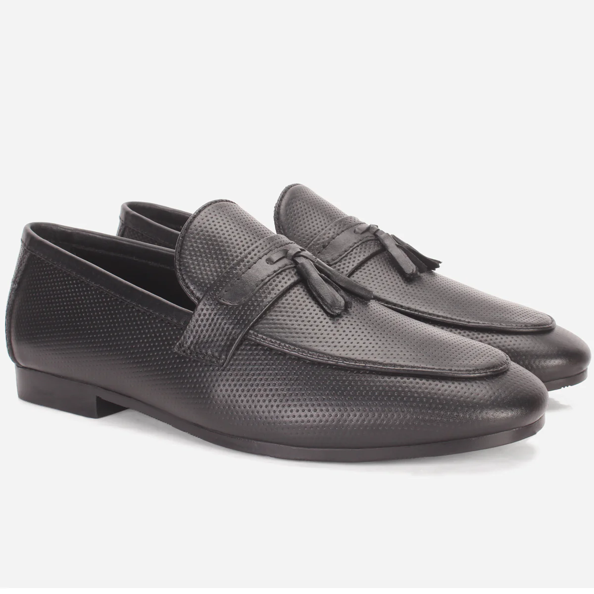 Men "ASTON" Leather Slide In Loafers Shoes - Image 2