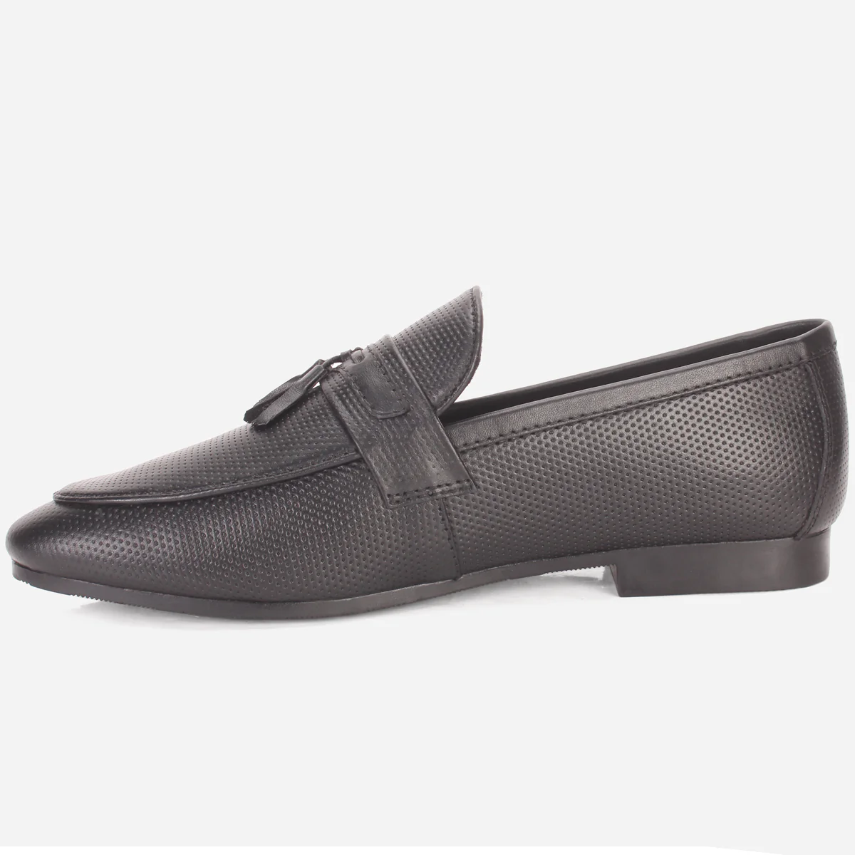 Men "ASTON" Leather Slide In Loafers Shoes - Image 3