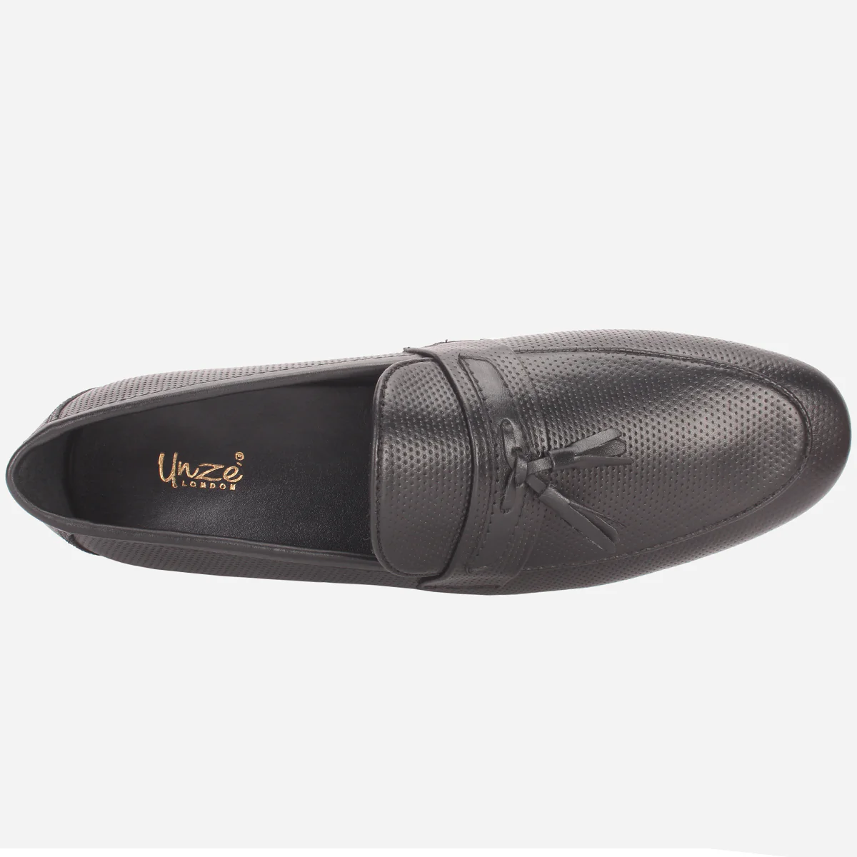 Men "ASTON" Leather Slide In Loafers Shoes - Image 4
