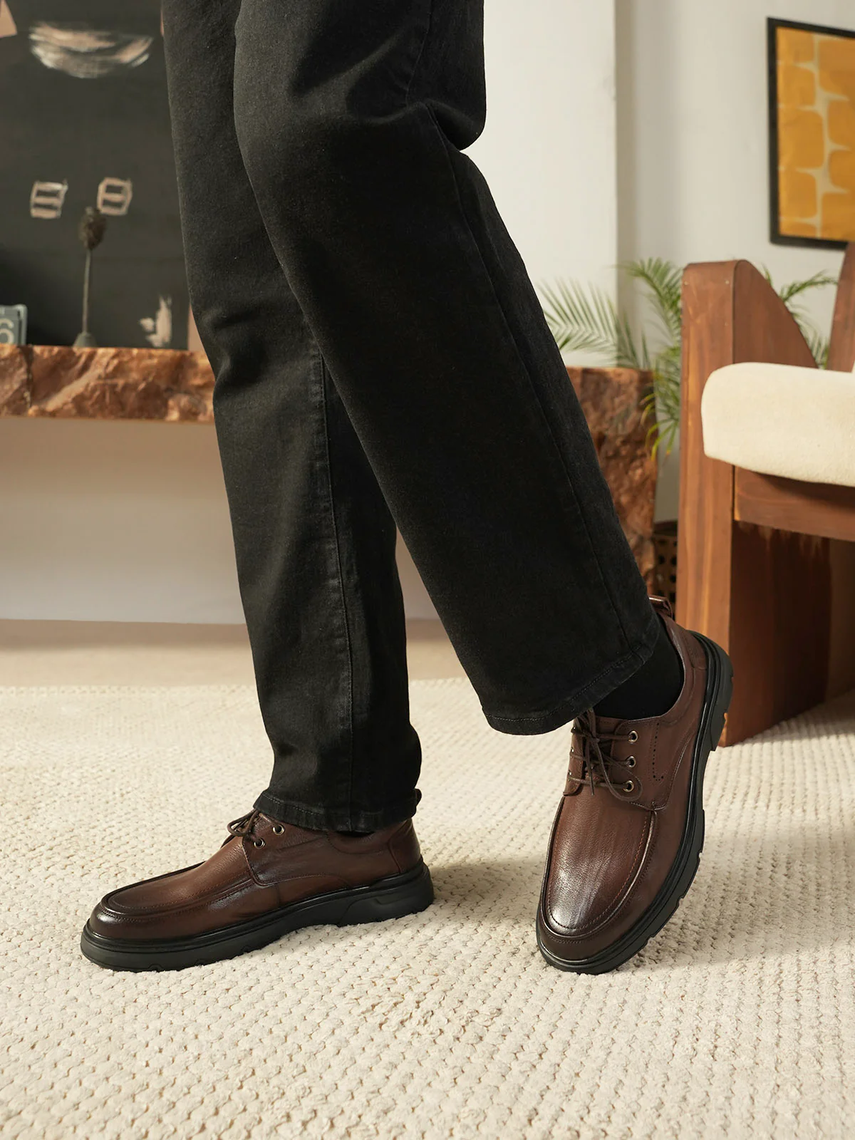 Men "AVATARI" Elegant Leather Loafer Shoes - Image 11