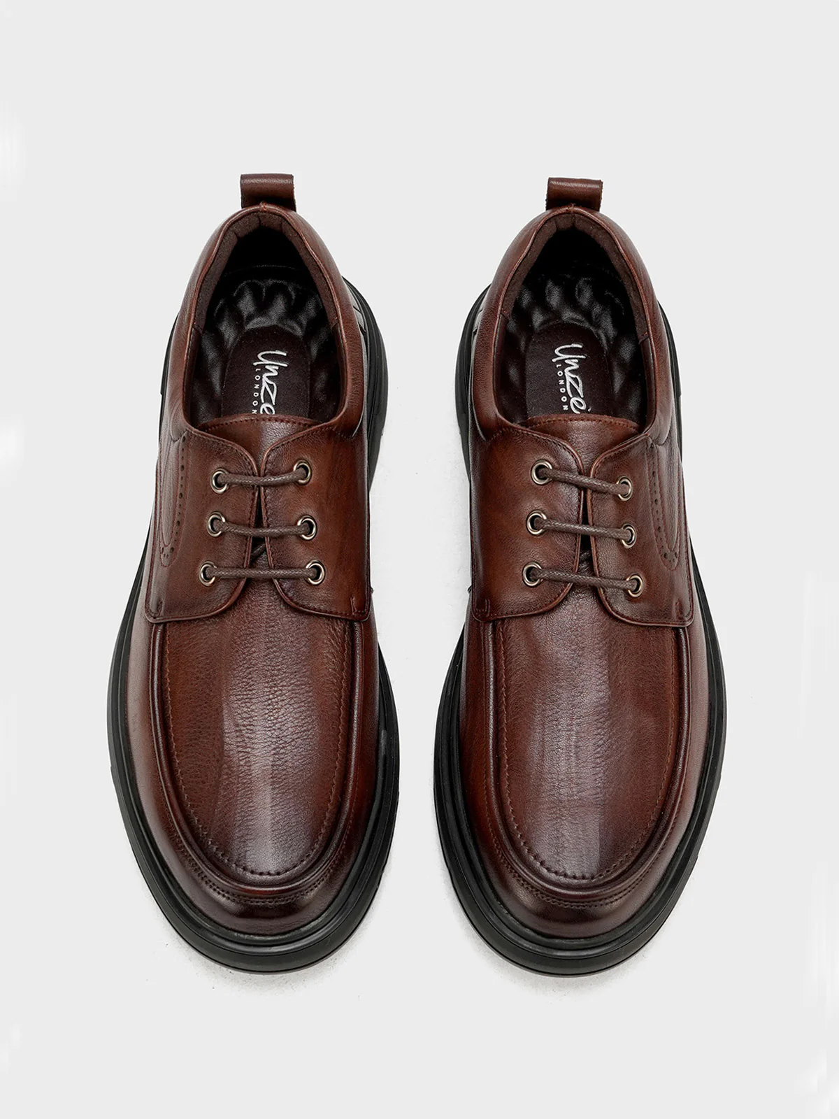 Men "AVATARI" Elegant Leather Loafer Shoes - Image 9