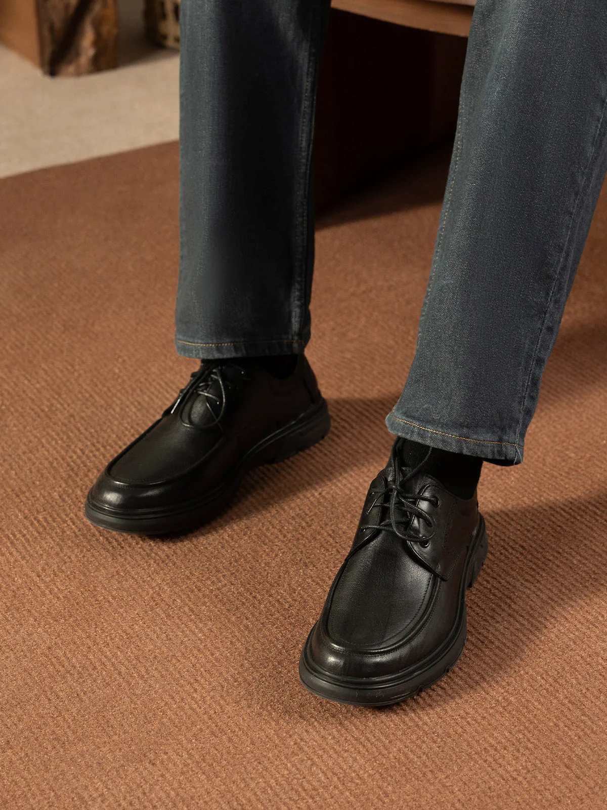 Men "AVATARI" Elegant Leather Loafer Shoes