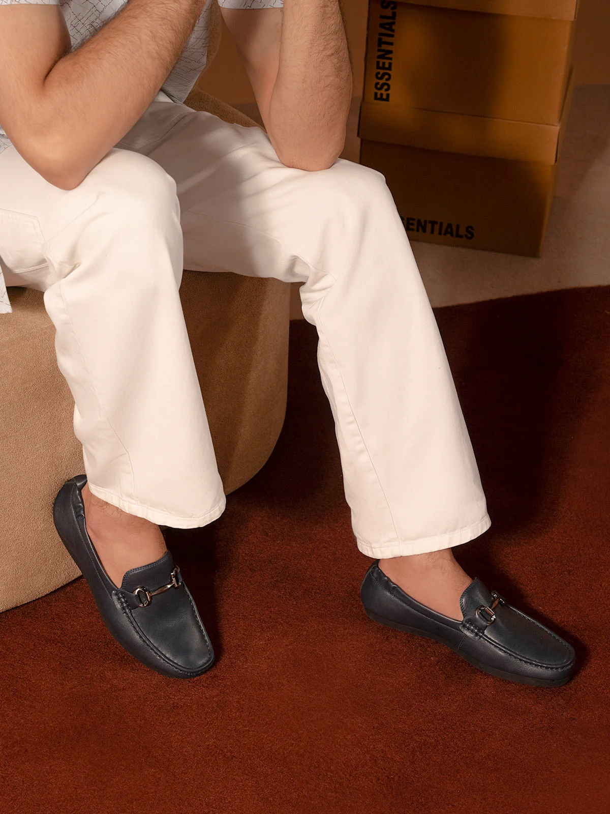 Men "AYUSH" Soft Semi Formal Moccasins - Image 3