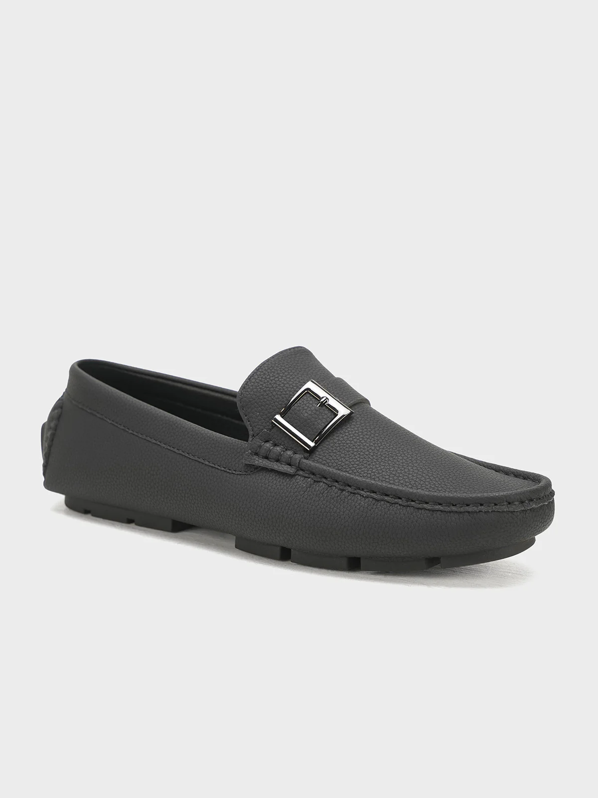 Men "BENJA" Stylish Side Buckle Moccasins - Image 2
