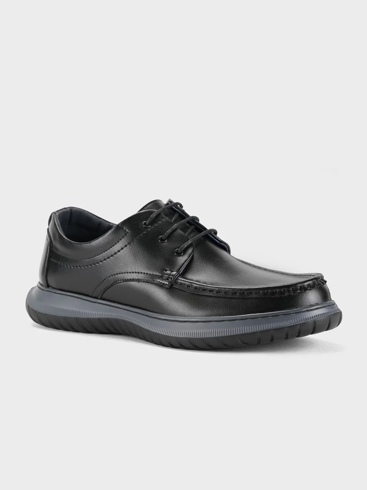 Men "BIANCO" Classic Lace Up Leather Shoes