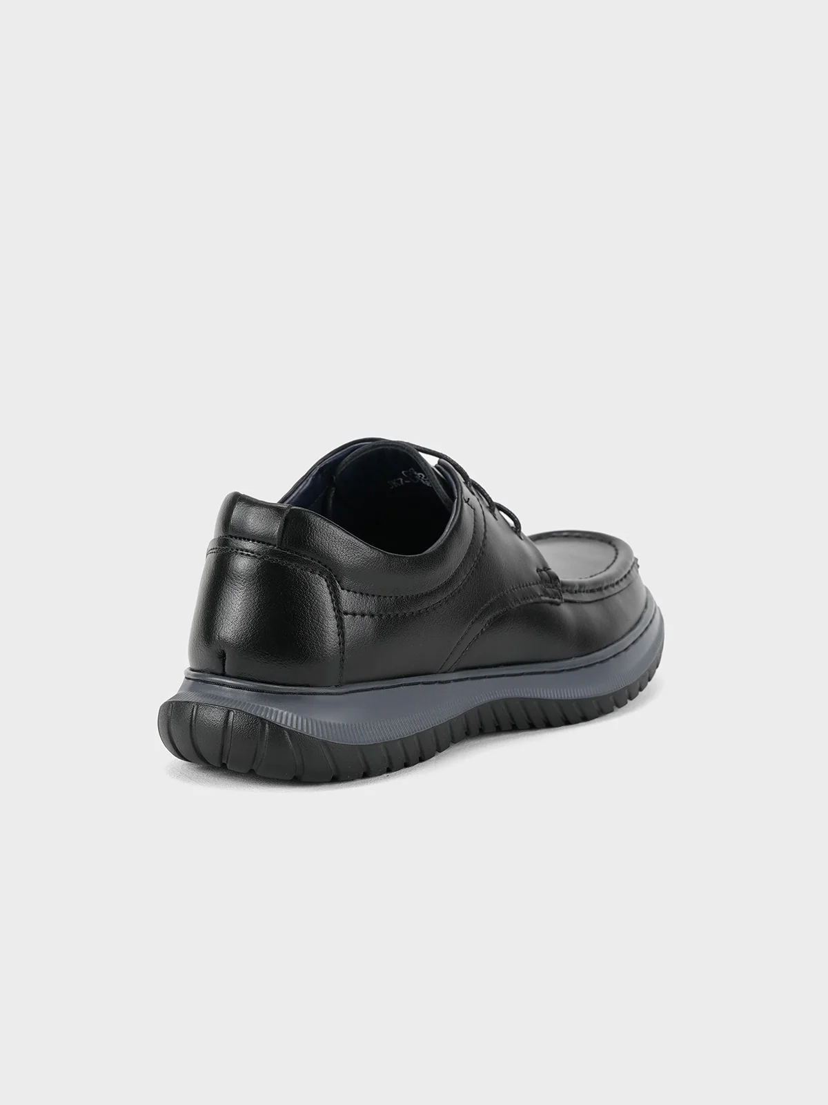 Men "BIANCO" Classic Lace Up Leather Shoes - Image 3
