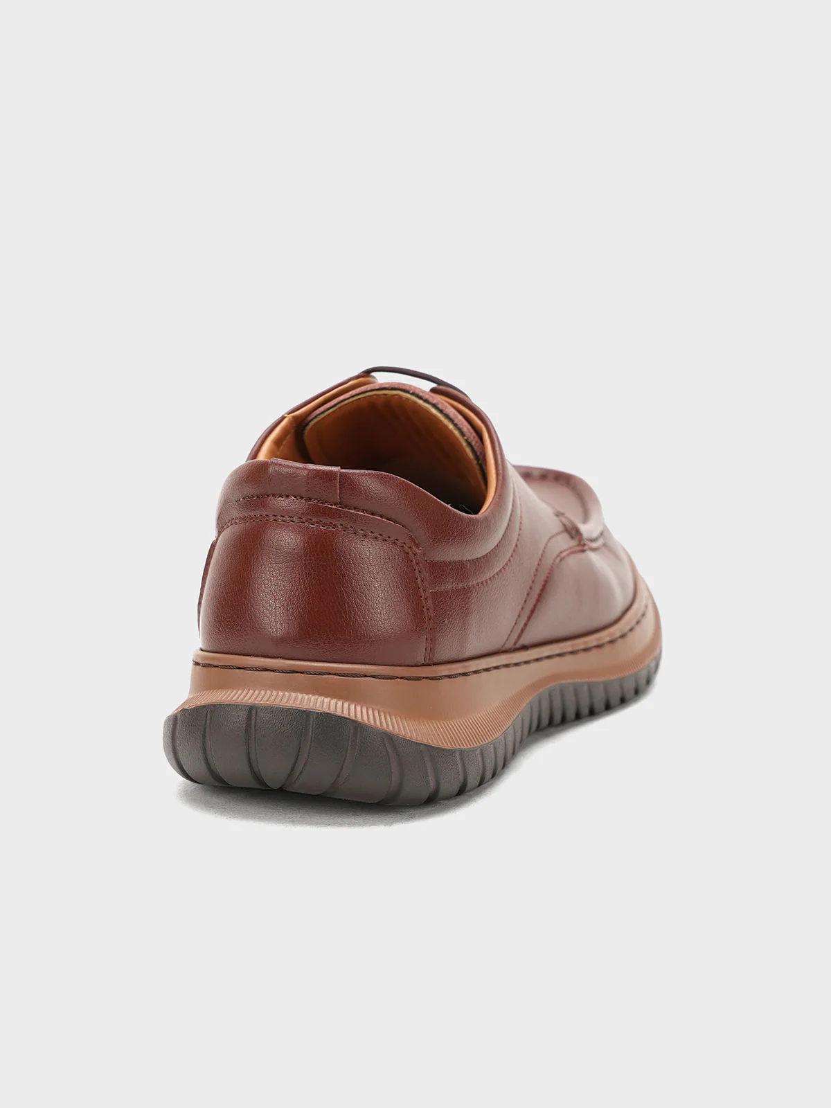 Men "BIANCO" Classic Lace Up Leather Shoes - Image 3