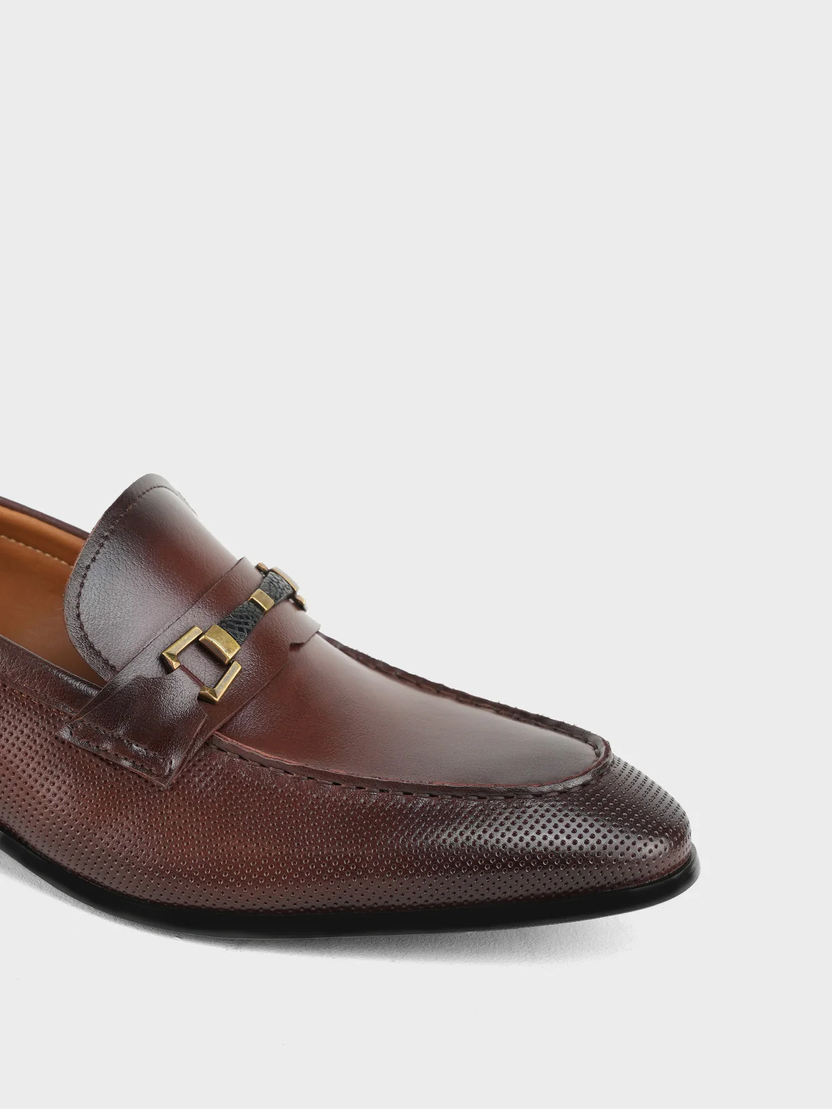 Men "BLAISE" Comfy Slip On Leather Formal Shoes - Image 4
