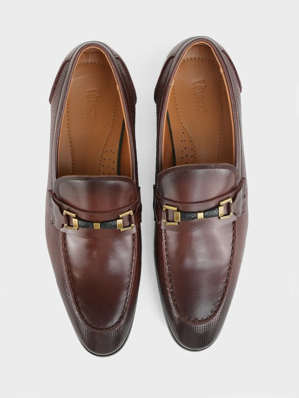 Men "BLAISE" Comfy Slip On Leather Formal Shoes - Image 6
