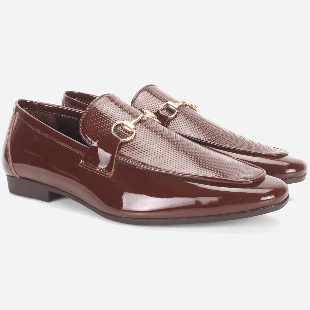 Men "BORRIS" Leather Formal Dress Slip-On Shoes - Image 2